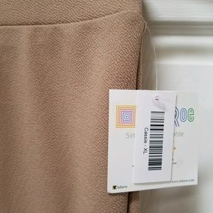 RARE xl Cassie LuLaRoe solid beige tan